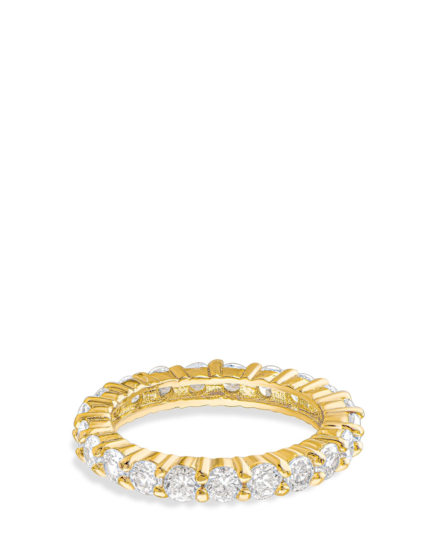 Round Gold Eternity Band