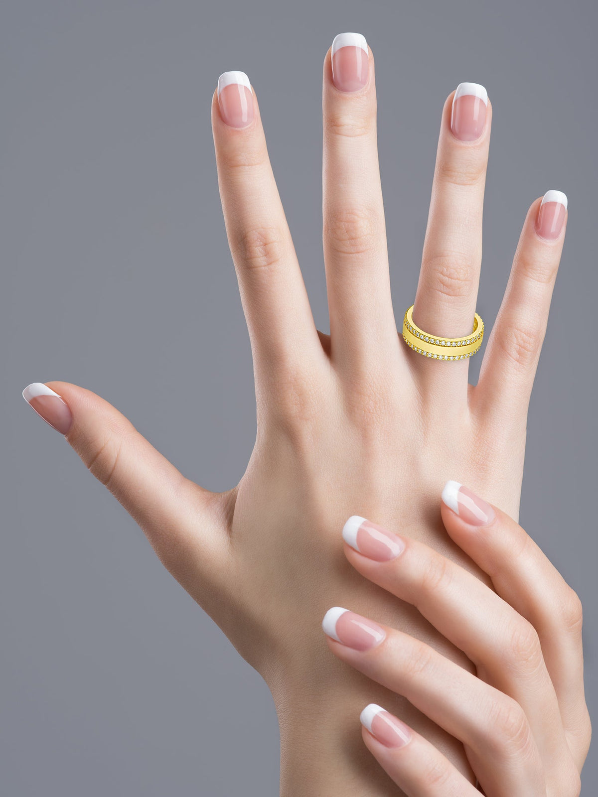 Double Pave Ring