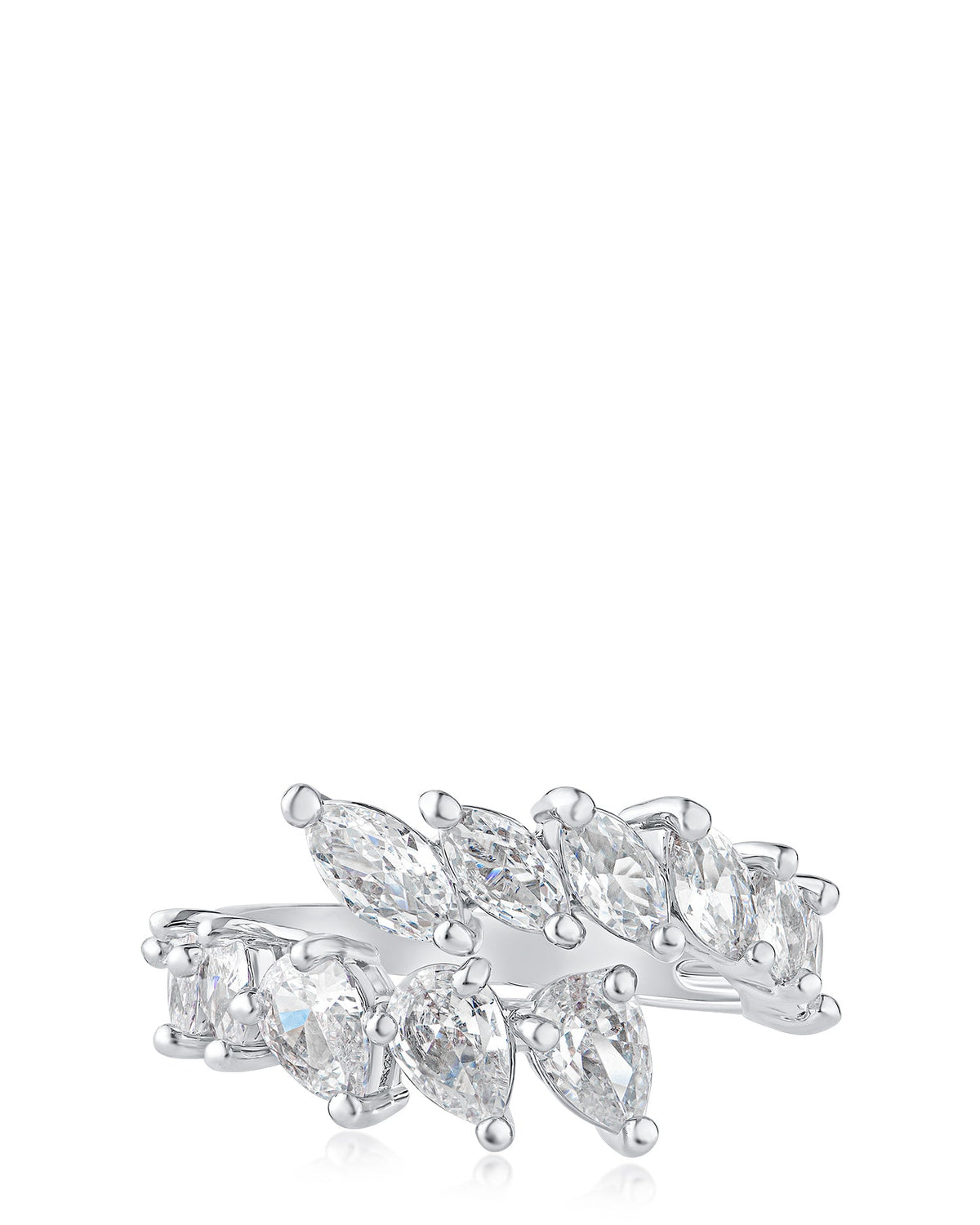 Marquise and Pear CZ Ring
