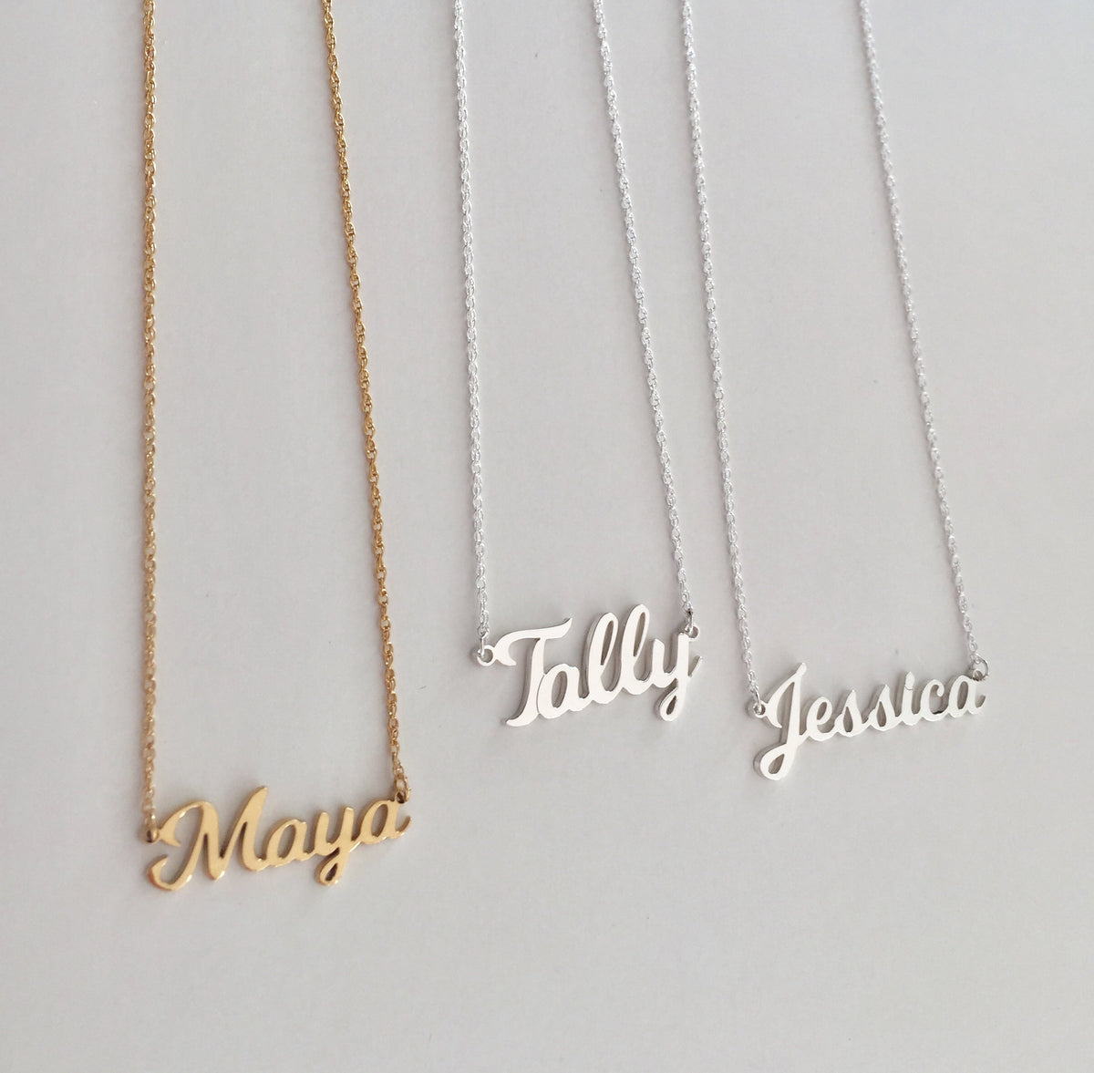 Olivia Nameplate Necklace