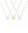 Mijal Initial Classic Heart Necklace