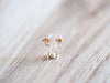Moonbeam Hug Hoops - Rose Quartz