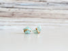 Moonbeam & Stardust Studs - Aquamarine