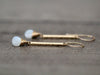 Moonstone Bar Earrings