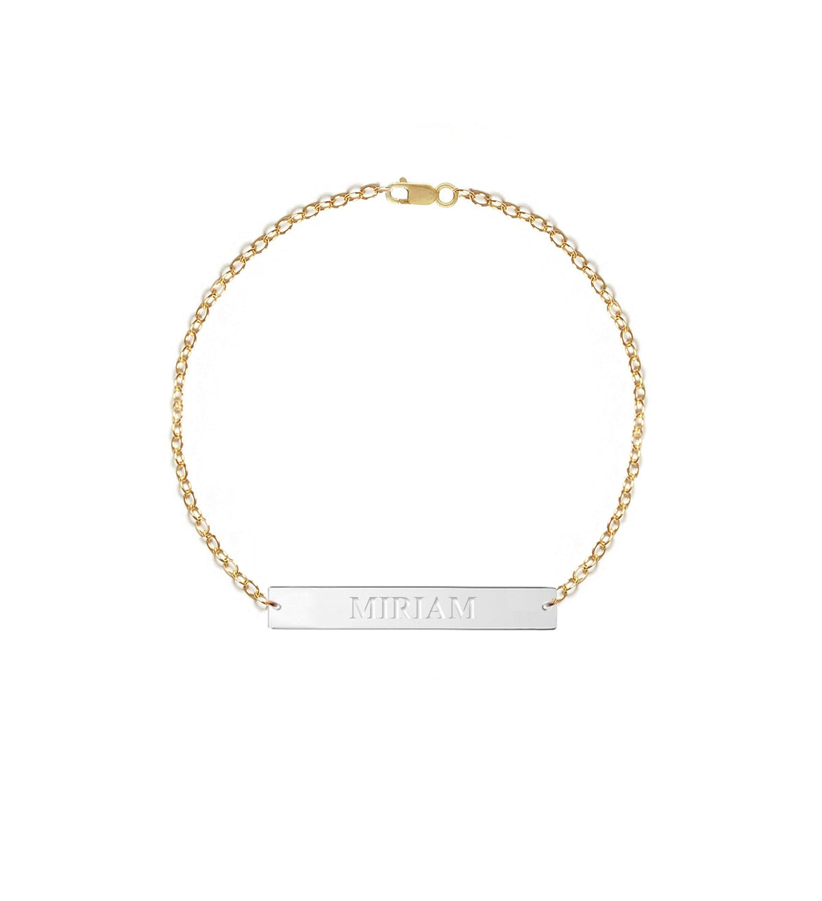 Personalized Nameplate Bracelet