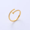 Diamond Nail Head Ring