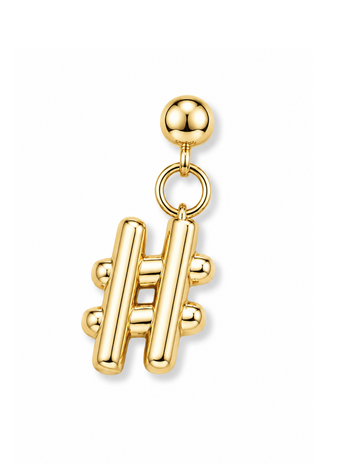 Number Symbol Grip Charm
