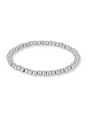 Silver Stretch Bead Bracelet