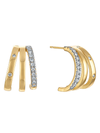Teddy Triple Earring Large