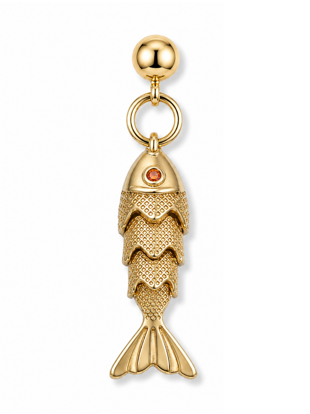 Textured Fish Grip Charm
