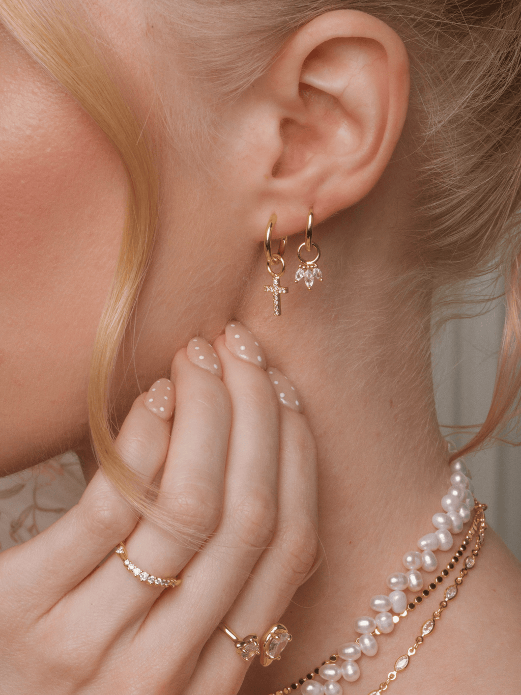 Trip Huggie Earring