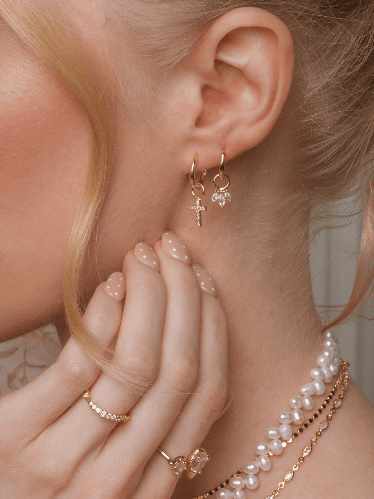 Trip Huggie Earring