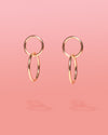 Chai Gold 2 Tier hoops