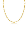 Delicate Link CZ Necklace