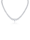 Graduated Marquis CZ Necklace
