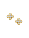 Vivienne Quatrefoil Stud Earring