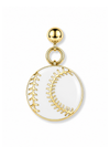 White Baseball Grip Charm