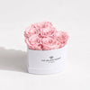 Baby Heart White Box | Light Pink Roses