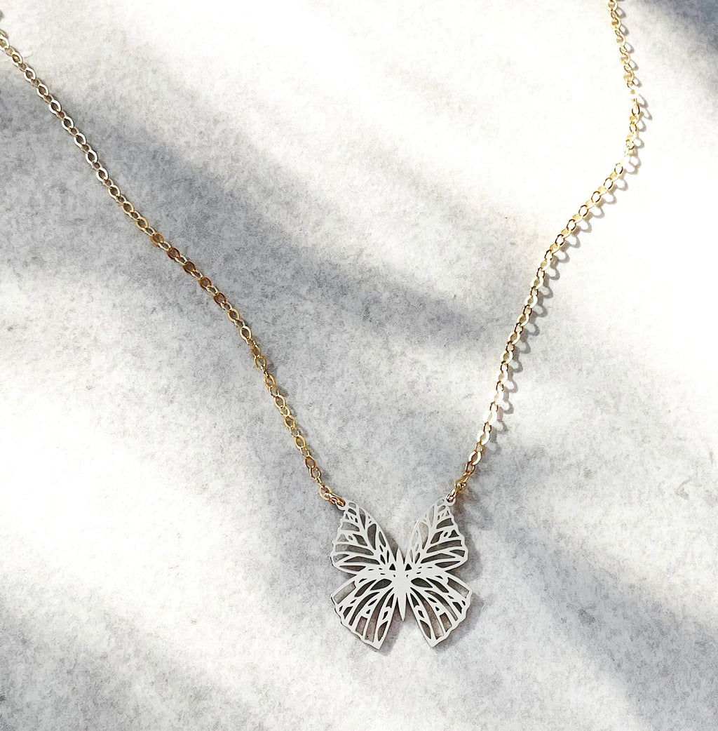 Filigree Butterfly Necklace