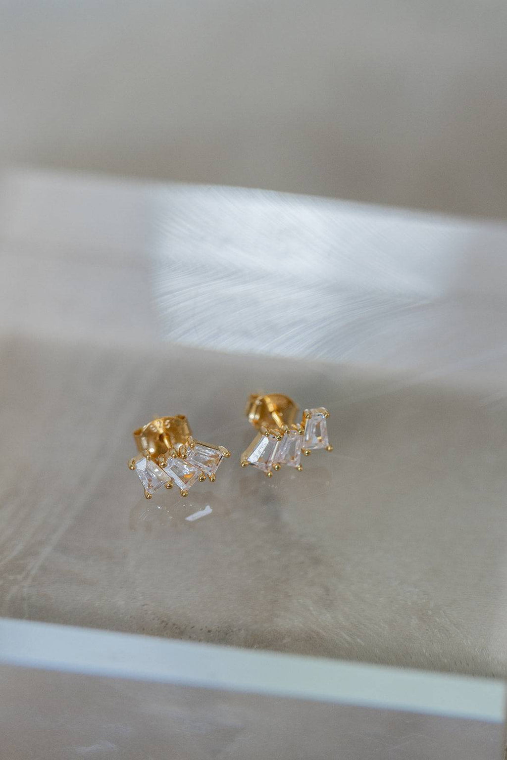 Baguette Studs