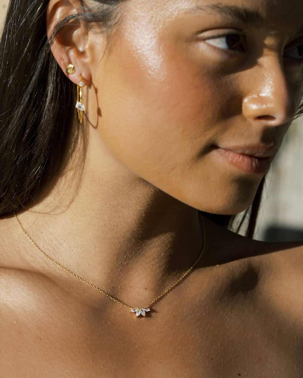 Crystal Hoops