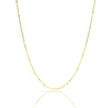 STARLET DAINTY THIN GOLD SATELLITE CHAIN NECKLACE