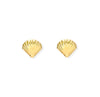 HOLLY DAINTY GOLD SEA SHELL STUD EARRINGS