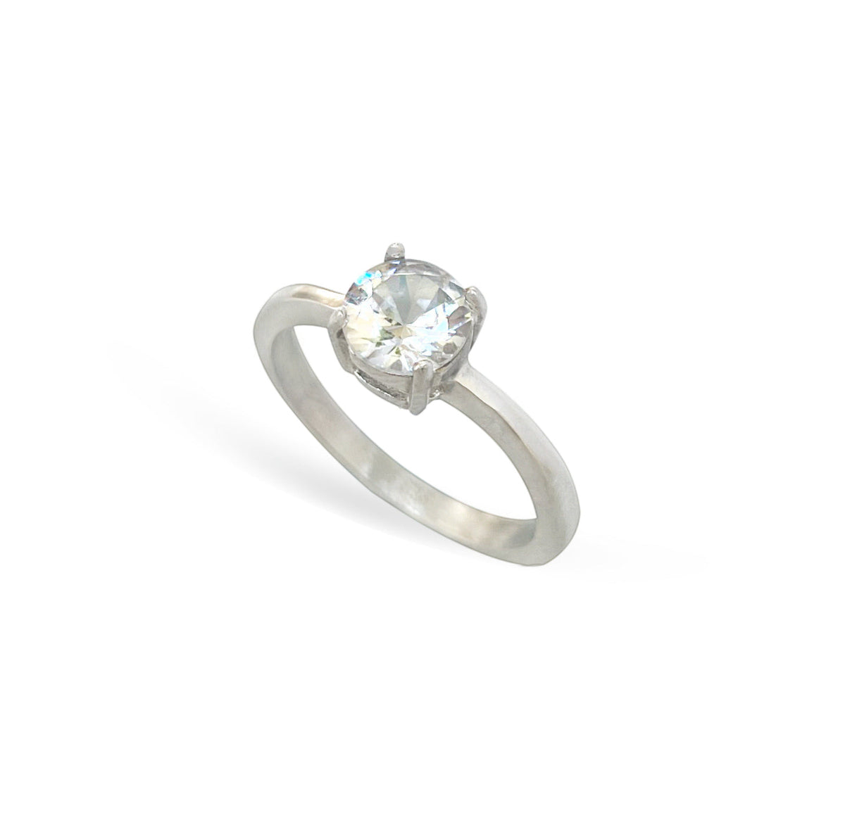 TIFFANY GOLD CZ DIAMOND PROMISE RING