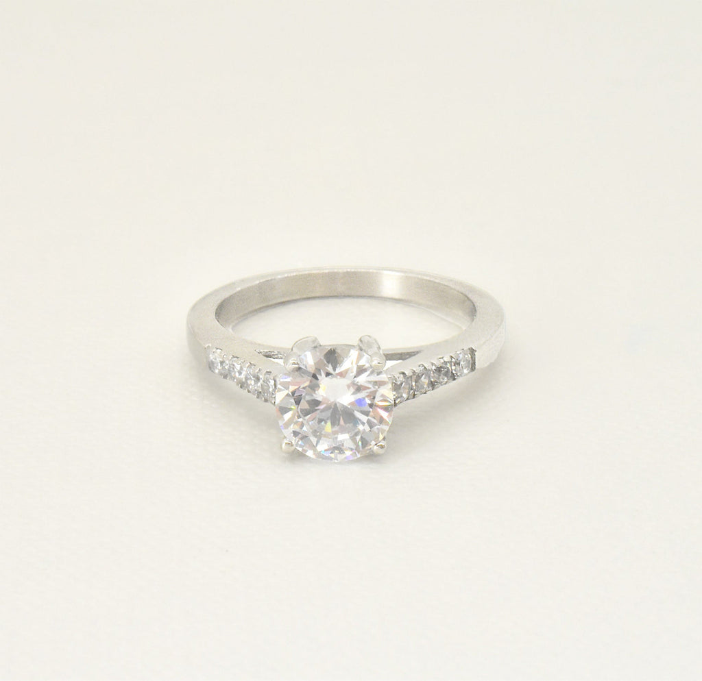 YVE GOLD DIAMOND PROMISE RING