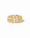 White Enamel Chain Ring