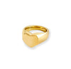 SADIE GOLD CHUNKY HEART SIGNET RING