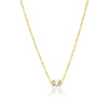 PHOEBE DAINTY GOLD MARQUIS CZ DIAMOND PENDANT NECKLACE