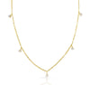 LYDIA GOLD DIAMOND STATION NECKLACE