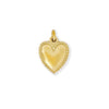 GOLD LACE HEART PENDANT CHARM