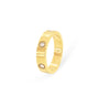 CARRIE GOLD PAVE STACKABLE RING