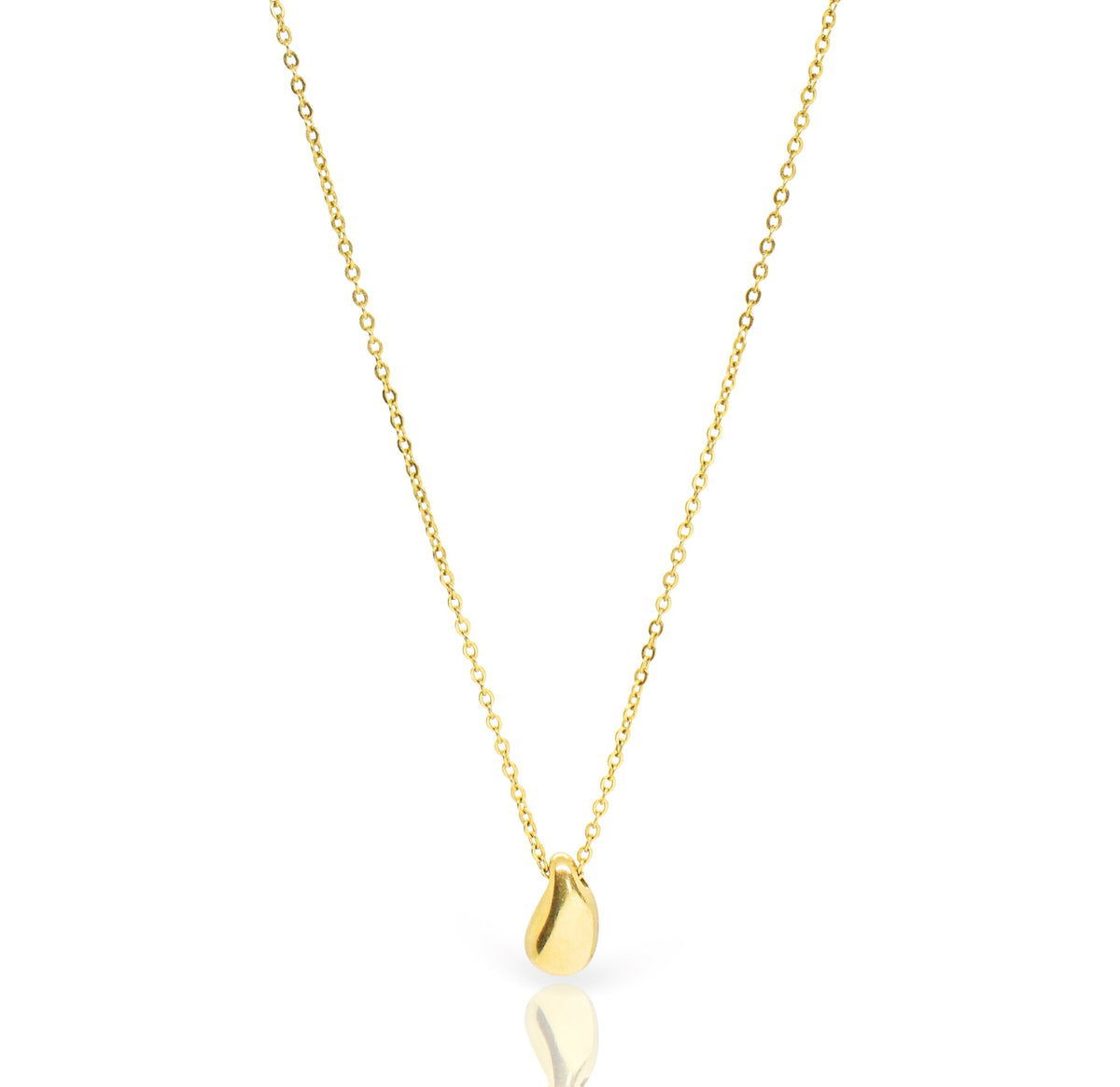 PENELOPE GOLD TEARDROP PENDANT NECKLACE