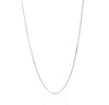 FAYE SILVER THIN CHAIN NECKLACE