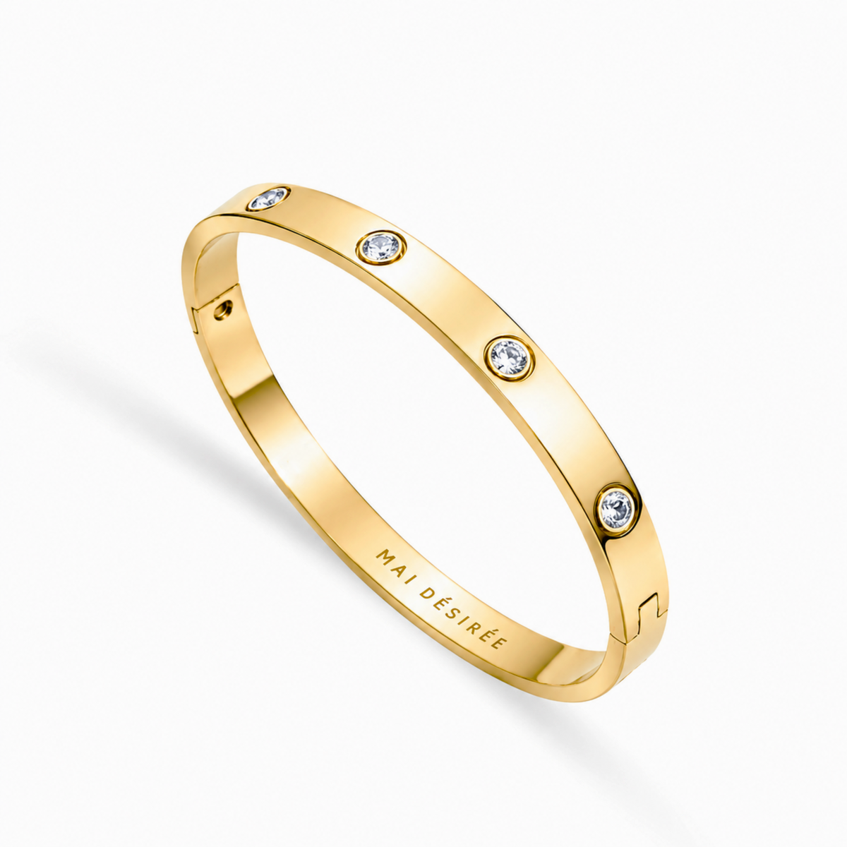 CARRIE GOLD DIAMOND CUFF BRACELET