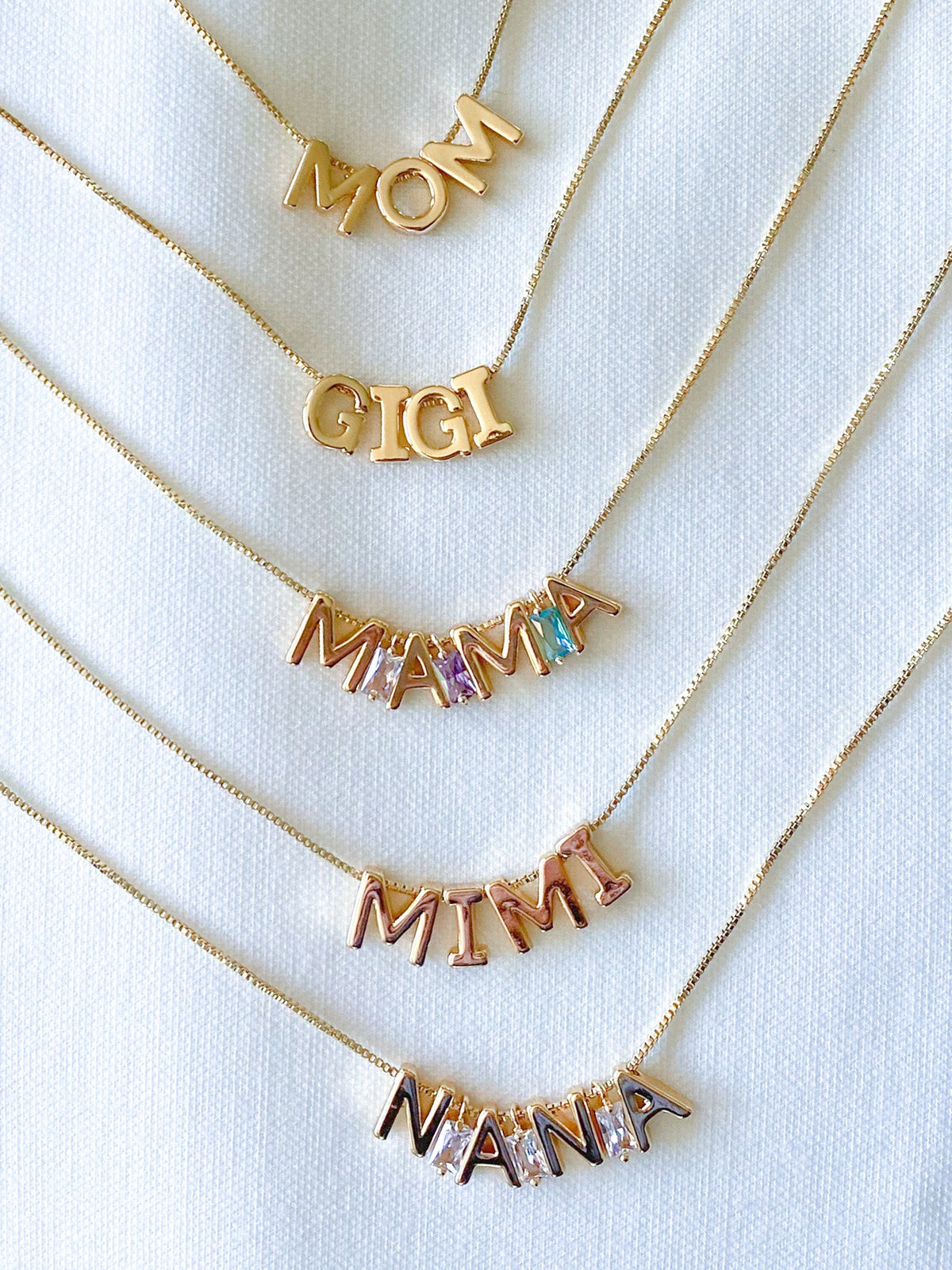 Charm Necklace Box Chain