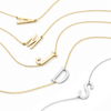 Juno Side Initial Necklace