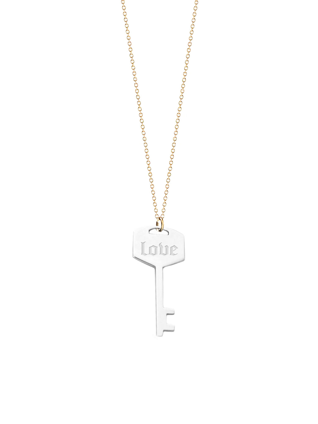 Personalized Key Diamond Necklace