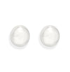 MARYLYN SILVER DOME EARRINGS