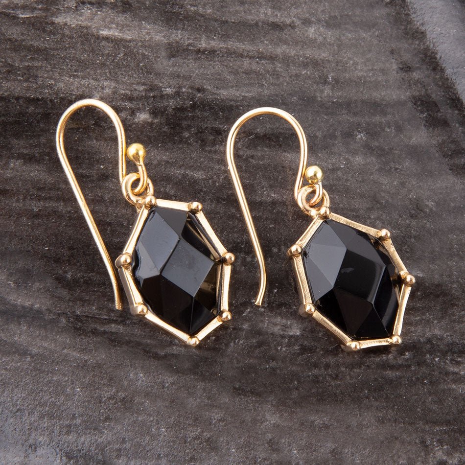 Lucky 7's Earrings - Onyx