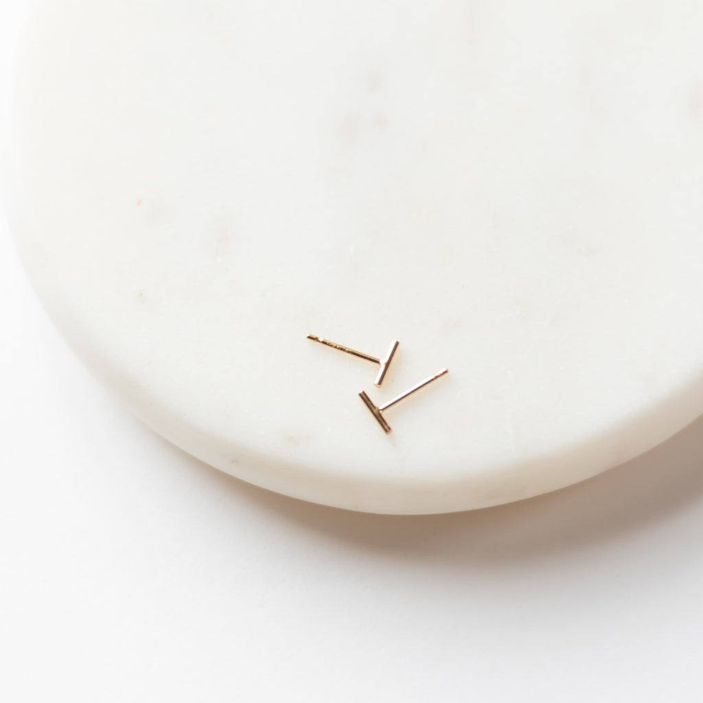 Bar Post Earrings