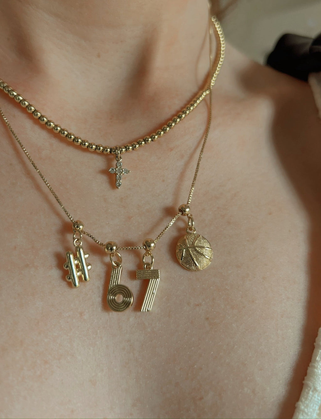 Number Symbol Grip Charm