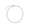 BOBBI SILVER FIGARO CHAIN BRACELET
