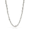 GEMMA SILVER ROPE CHAIN NECKLACE