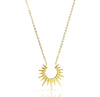 MABEL GOLD SUN PENDANT NECKLACE