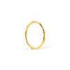 HALLIE DAINTY GOLD BAMBOO RING BAND
