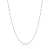 ELSIE SILVER DAINTY LACE CHAIN NECKLACE